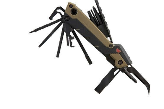 The Real AVID Pro AR15 multitool packs 35 tools into a small, rugged frame.